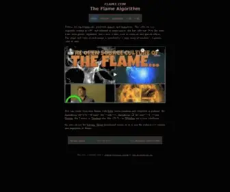 Flam3.com(The original Fractal Flame gallery and home) Screenshot