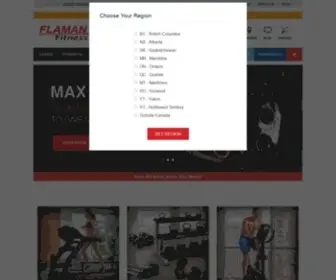 Flamanfitness.com(Flaman Fitness Official Website) Screenshot