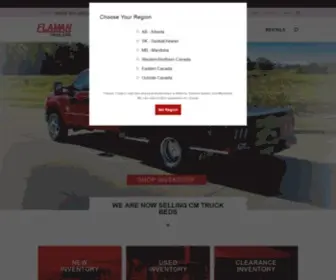 Flamantrailers.com(Flaman New Trailers for Sale) Screenshot