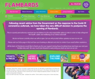 Flambards.co.uk(Things to do in Cornwall Flambards Theme Park in Helston) Screenshot