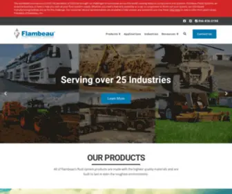 Flambeaufluids.com(Flambeau Fluids) Screenshot