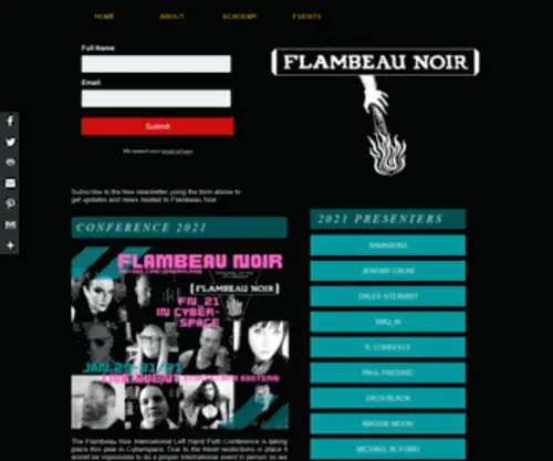 Flambeaunoir.org(Le Flambeau Noir) Screenshot