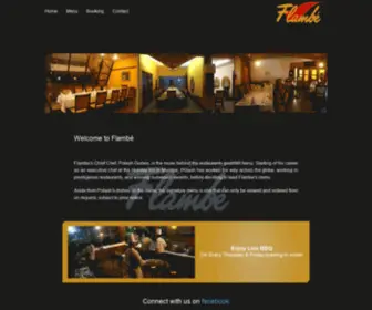 Flamberestaurantbd.com(Flambe) Screenshot