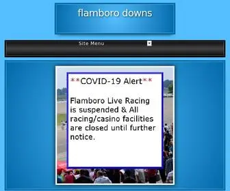 Flamborodowns.ca(Flamboro Downs) Screenshot