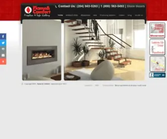 Flameandcomfort.com(Get that warm feeling) Screenshot