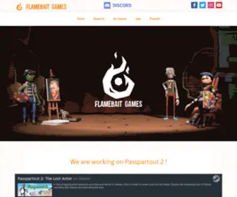 Flamebaitgames.com(Flamebait Games) Screenshot