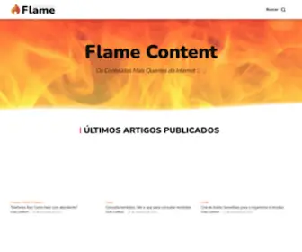 Flamecontent.com(Flame Content) Screenshot