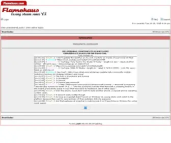 Flamehaus.com(Hello and welcome) Screenshot