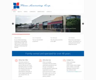 Flamelaminatingcorp.com(Flame Laminating Corporation) Screenshot