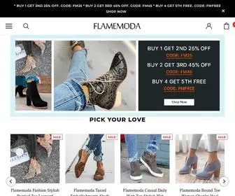 Flamemoda.com(Find Trend New Fashion for Everyday Look) Screenshot