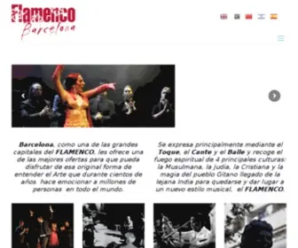 Flamencobarcelona.com(Flamenco Barcelona) Screenshot