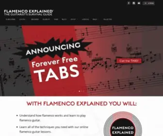 Flamencoexplained.com(Flamenco Explained) Screenshot