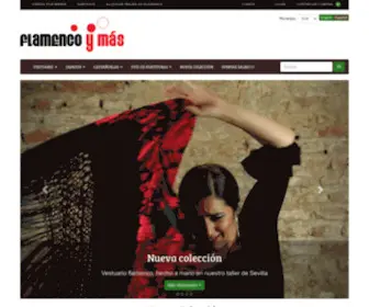 Flamencoymas.com(Tienda de flamenco) Screenshot