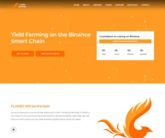 Flames.network(Yield Farming on the Binance Smart Chain) Screenshot