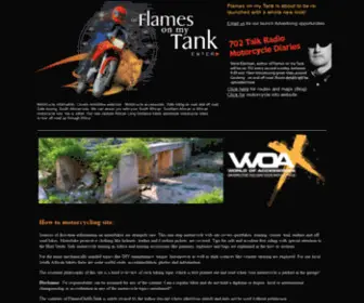 Flamesonmytank.co.za(Motorcycle and motorbike info) Screenshot