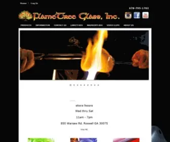 Flametreeglass.com(FlameTree Glass) Screenshot