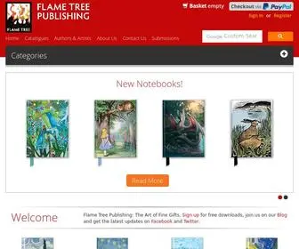 Flametreepublishing.com(Flame Tree Publishing) Screenshot