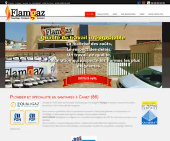 FlamGaz.com(Plomberie) Screenshot