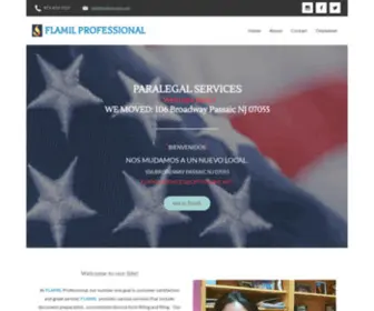 Flamilservices.com(FLAMIL PROFESSIONAL) Screenshot
