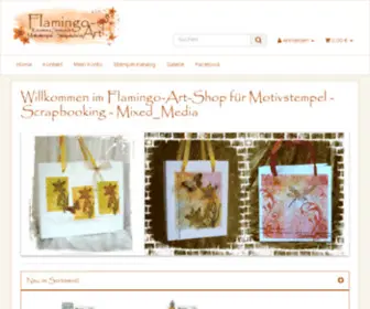 Flamingo-ART.de(Create an Ecommerce Website and Sell Online) Screenshot