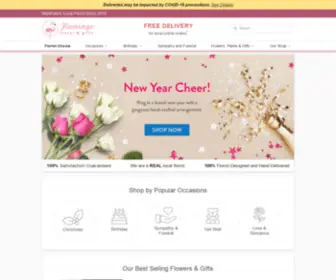 Flamingofloral.com(FREE Flower Delivery in Markham by Your Local Florist) Screenshot