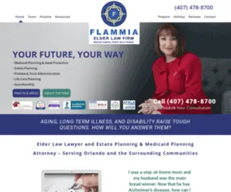 Flammialaw.com(Attorney Kathleen Flammia) Screenshot