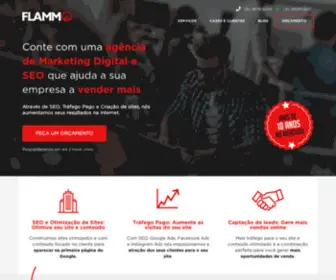 Flammo.com.br(Agência de Marketing Digital e SEO em BH) Screenshot