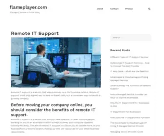 Flamplayer.com(Remote IT Support) Screenshot