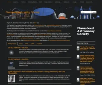Flamsteed.info(Flamsteed Astronomy Society) Screenshot