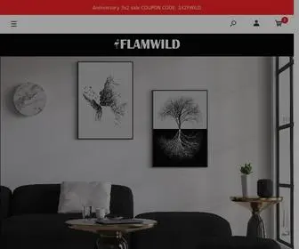 Flamwild.com(Original wall art) Screenshot