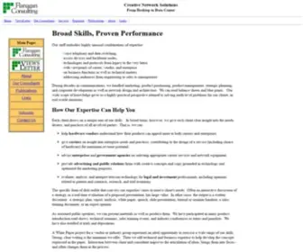 Flanagan-Consulting.com(Flanagan Consulting on Networks navheader SiteMap NavFooter) Screenshot