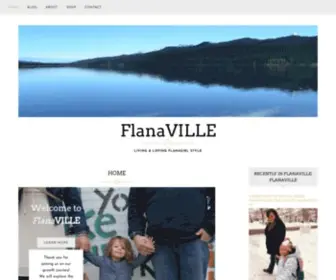 Flanaville.com(Living & Loving FlanaGirl Style) Screenshot