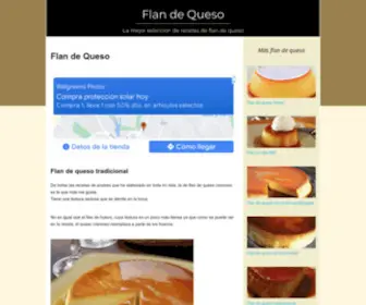 Flandequeso.es(Flan de Queso) Screenshot