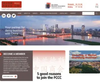 Flanders-China.be(Flanders-China Chamber of Commerce) Screenshot