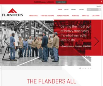 Flanderselectric.com(Experts in Electrical Machines) Screenshot
