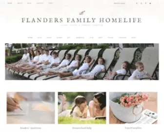 Flandersfamily.info(Flanders Family Homelife) Screenshot