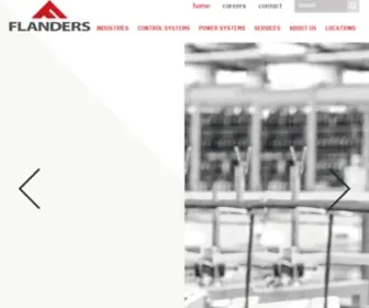 Flandersinc.com(Experts in Electrical Machines) Screenshot