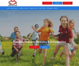 Flanderspediatric.com(Flanders Pediatric Dentistry & Orthodontics) Screenshot