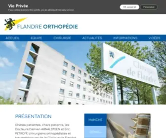 Flandre-Orthopedie.com(Flandre Orthopedie) Screenshot