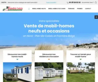 Flandria-Loisirs.com(Le plus grand choix de mobil homes neufs et d'occasion de la région Hauts) Screenshot