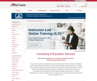 Flane.co.uk(IT Training Courses and Consultancy Services) Screenshot