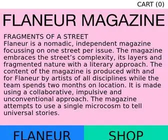 Flaneur-Magazine.com(Flaneur Magazine) Screenshot