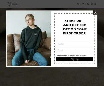 Flaneurclothing.com(A label for those who take life with a smile and a pinch of salt. Organic products with high) Screenshot