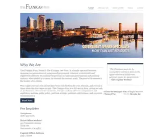 Flaniganfirm.net(The Flanigan Law Firm) Screenshot