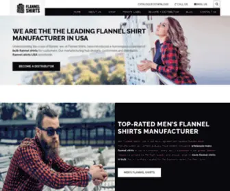 Flannelshirts.us(Flannel Shirts USA) Screenshot