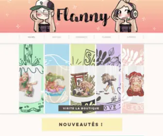 Flanny.fr(Site officiel de Flanny) Screenshot