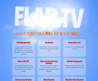 Flap.tv(A collection of text) Screenshot