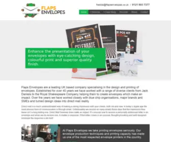 Flapsenvelopes.co.uk(Bespoke Envelopes Makers) Screenshot