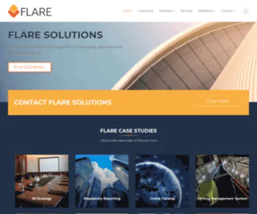 Flare-Solutions.com(EIM & Energy Data Management Software) Screenshot