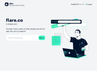 Flare.co(Buy and Sell Domain Names) Screenshot